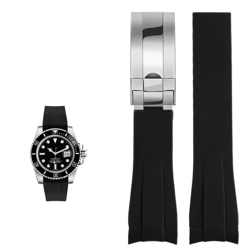 Luxury Watch Rolex - Voor Rolex 20 mm siliconen horlogeaccessoires