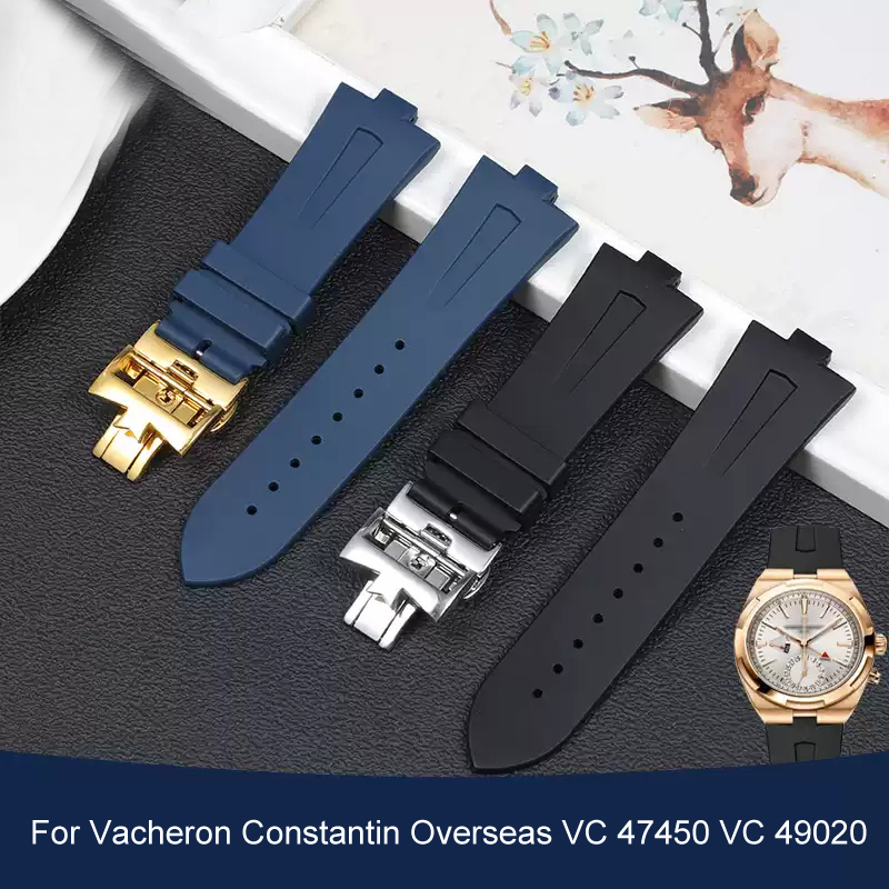 Luxury Watch Constantine - 25 MM-8 MM Siliconen Rubber Horlogeband
