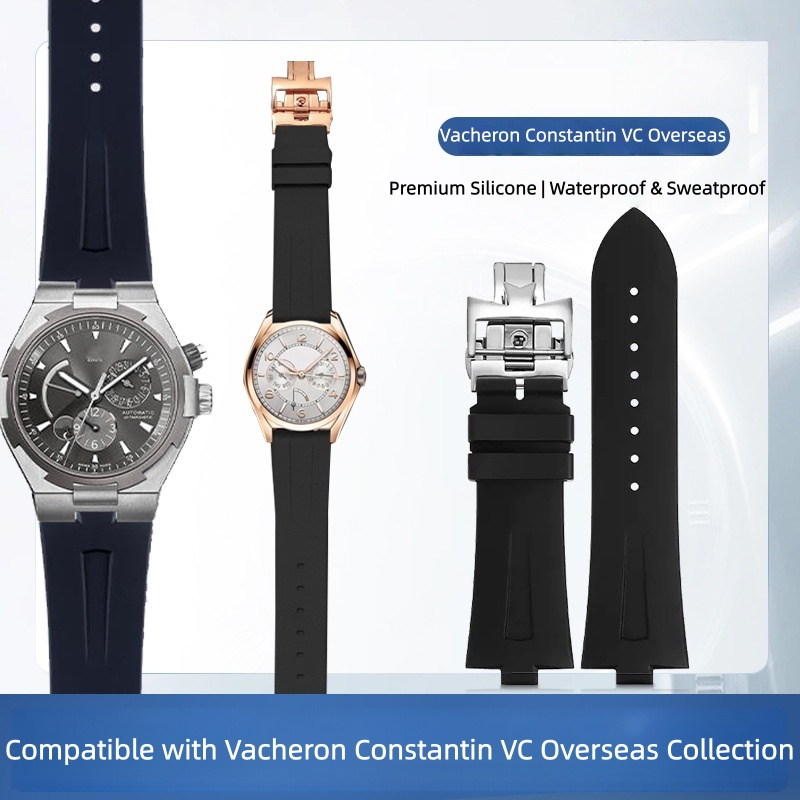 Luxury Watch Constantine - Siliconen Rubber Horlogeband Voor Vacheron Constantin
