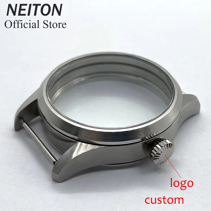 Luxury Watch Case - NEITON 42 mm handmatige horlogekast doorzichtige
