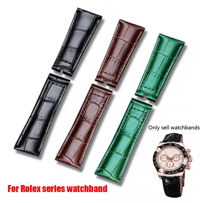 Luxury Watch Class - 20 mm lederen horlogeband voor Rolex