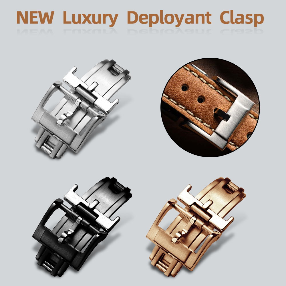 Luxury Watch News - NIEUWE Luxe Implementatiegesp 16mm 18mm 20mm