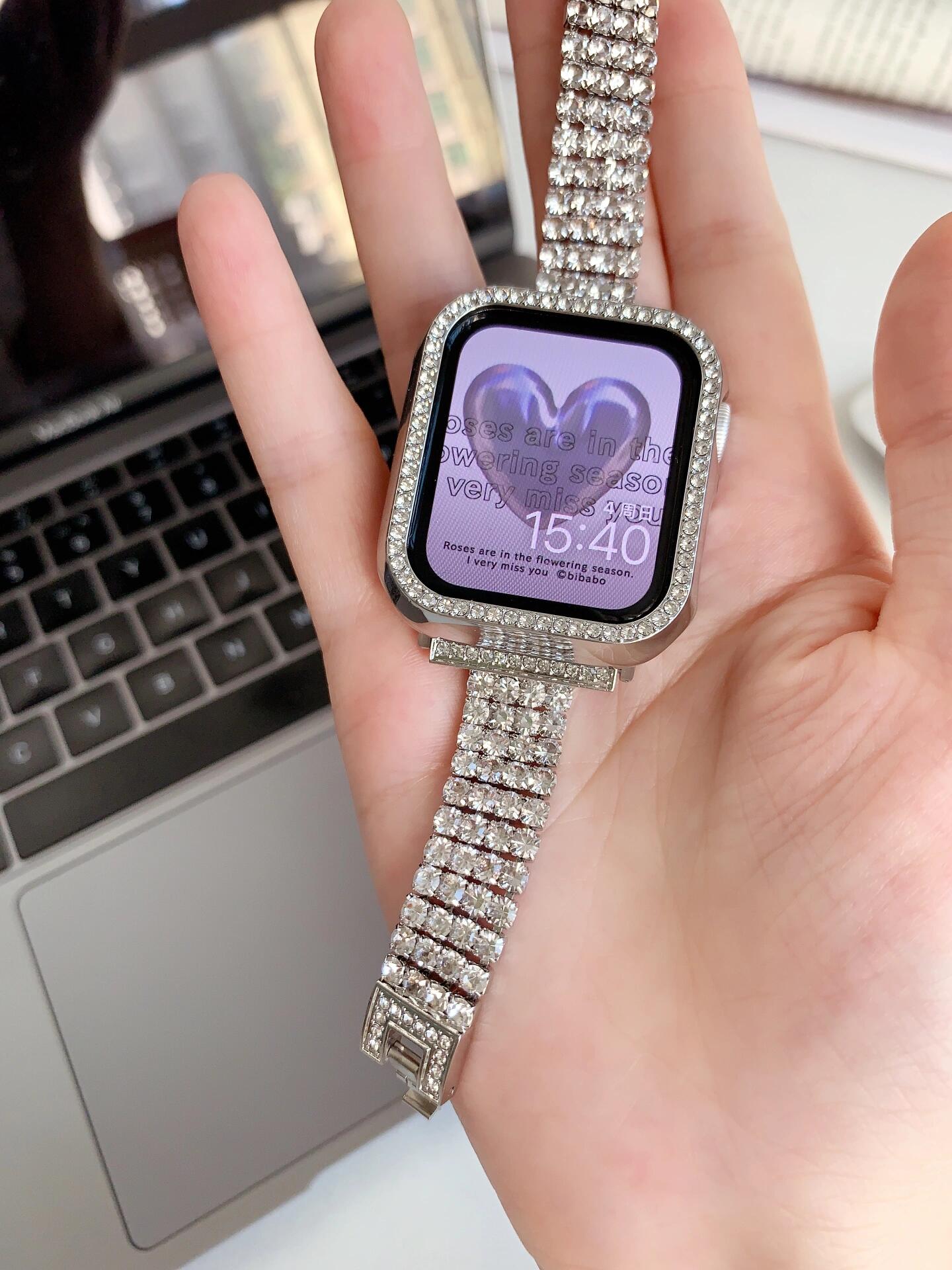 Luxury Watch Nice - Mooie luxe bling armband metalen link