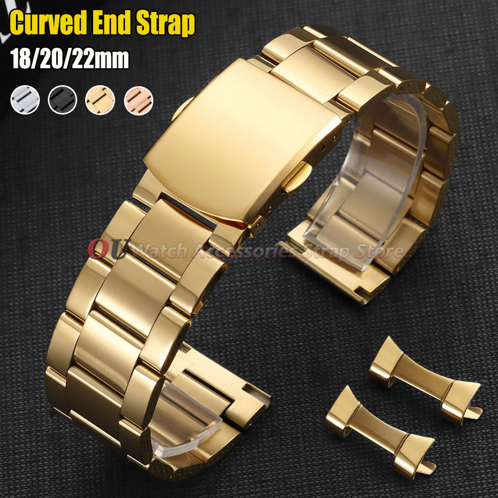 Luxury Watch Rolex - Luxe Solid Gebogen Einde Roestvrij Stalen