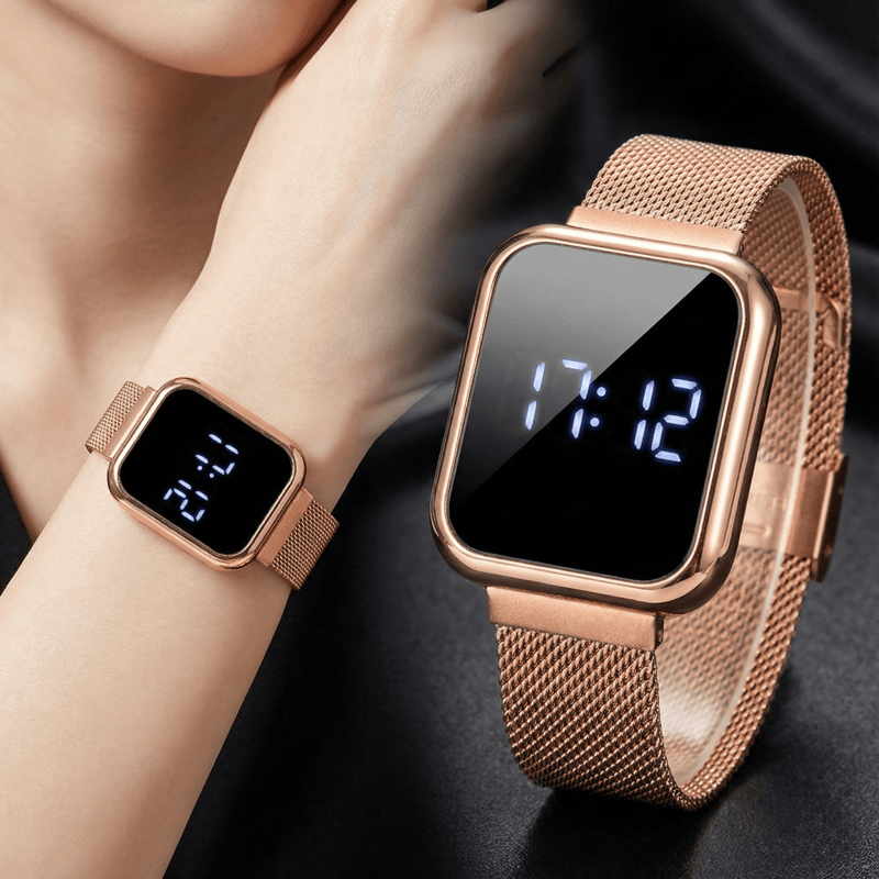 Luxury Watch Exchange - Mode Rechthoek Digitale Horloges voor Vrouwen