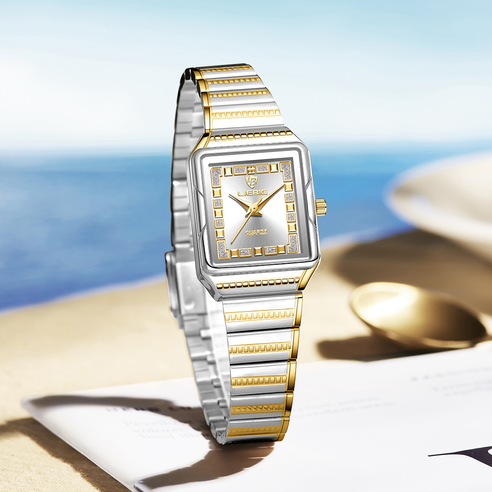 Luxury Watch List - LIEBIG Mode waterdicht polshorloge Dame roestvrijstalen