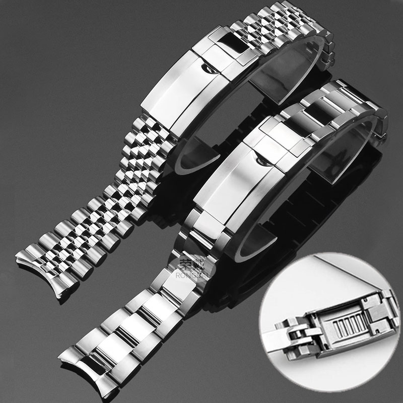 Luxury Watch Class - 904 stalen jubileum horlogeband voor Rolex