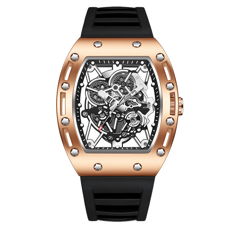 Luxury Watch Nice - Premium Barrel Quartz-polshorloge voor heren, waterdicht,