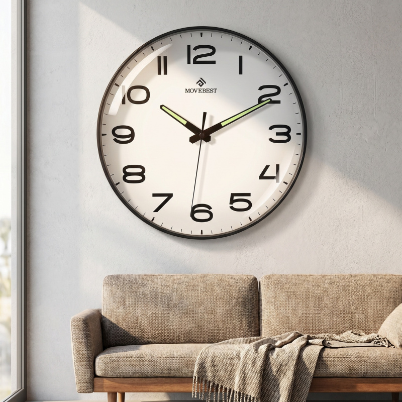 Luxury Watch Wall Clock - Lichte Luxe Minimalistische 12 inch Woonkamer
