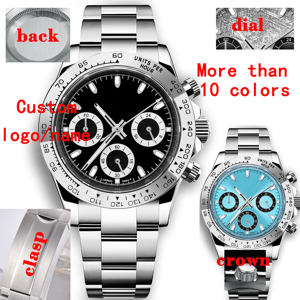 Luxury Watch With Bracelet - Aangepaste 39 mm horloge quartz voor