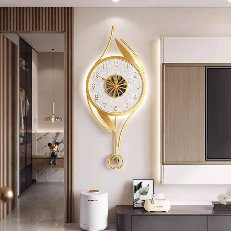 Luxury Watch Wall Clock - Art Mural Wandklokken Led Modern Interieur