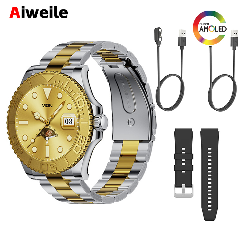 Luxury Watch Korea - Luxe Smartwatch Smart Watch Heren Jachtbereik