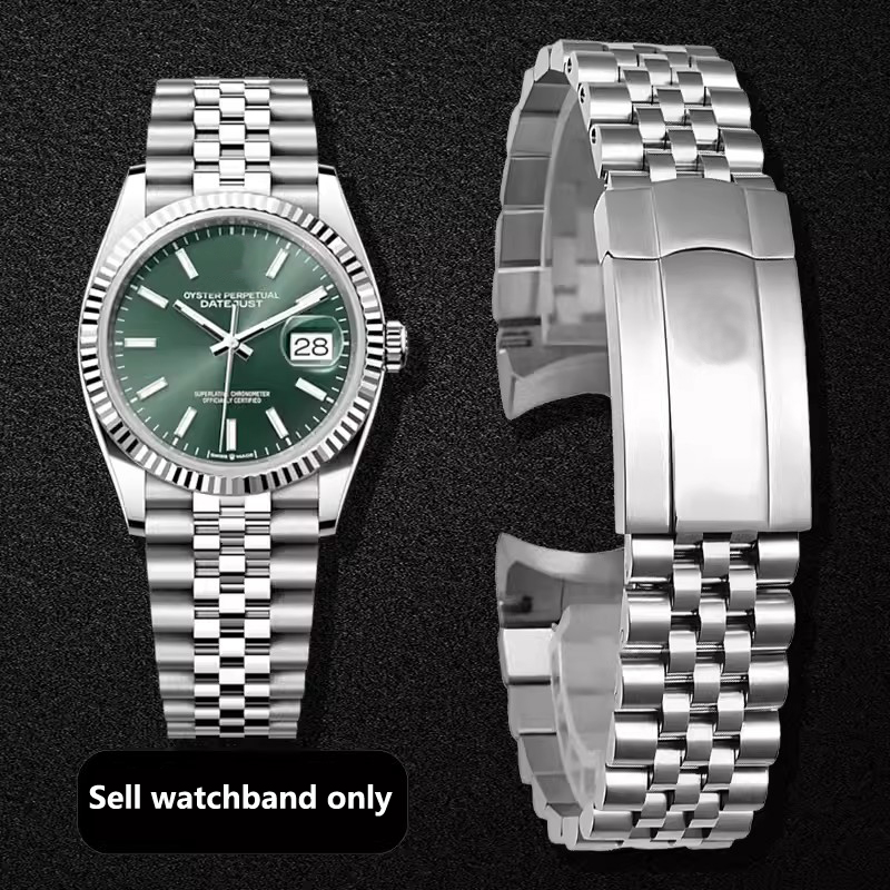 Luxury Watch Class - Massief Roestvrijstalen Armband Heren Luxe Horlogeband