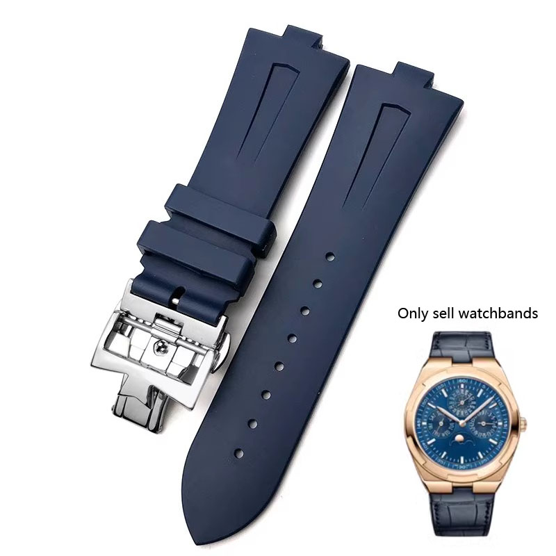 Luxury Watch Constantine - Rubber Horlogeband Voor Vacheron Constantin Overseas