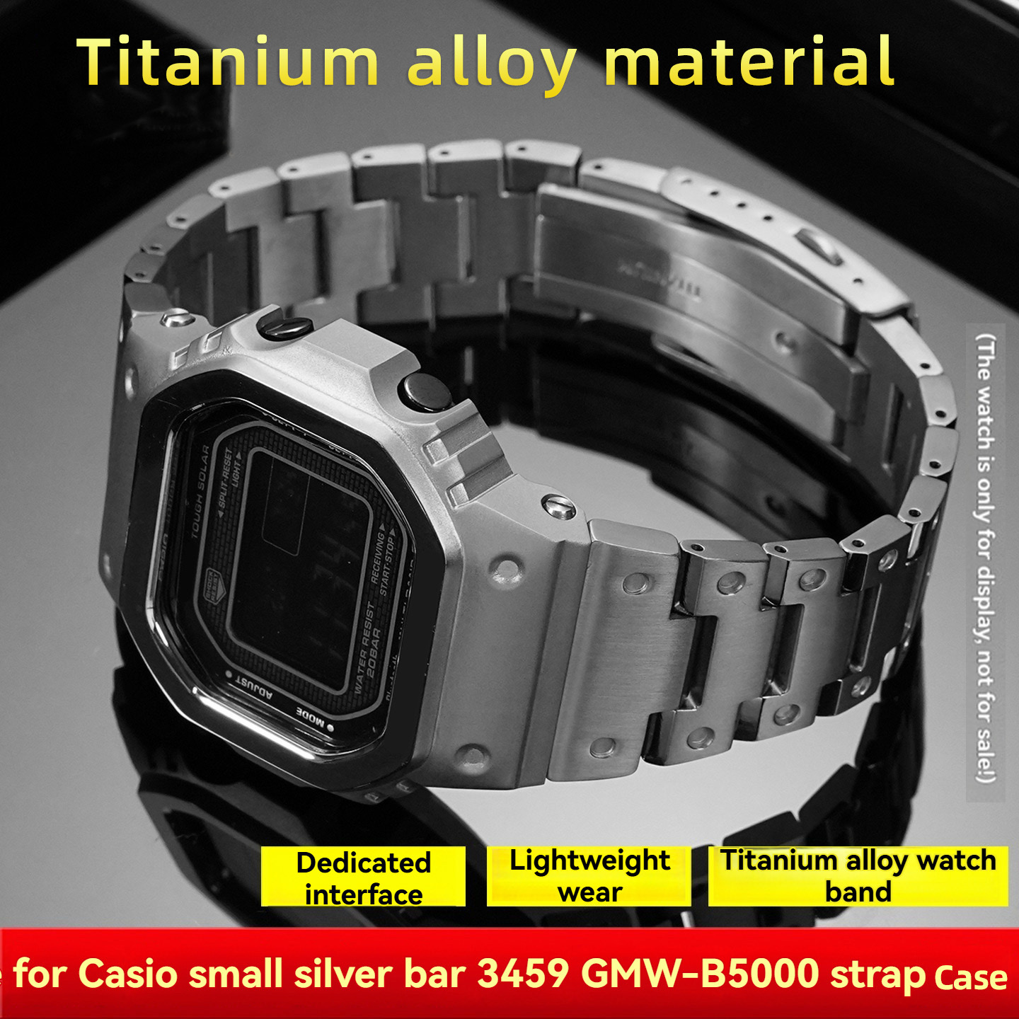 Luxury Watch Casio - GMW-B5000 Titanium Legering Mod Kit Band