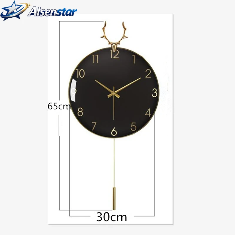 Noordse luxe wandklok voor thu - Luxury Watch Wall Clock recensie en prijs