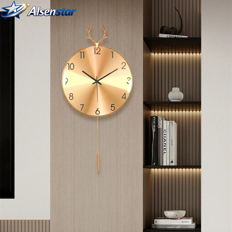 Noordse luxe wandklok voor thu - Luxury Watch Wall Clock recensie en prijs