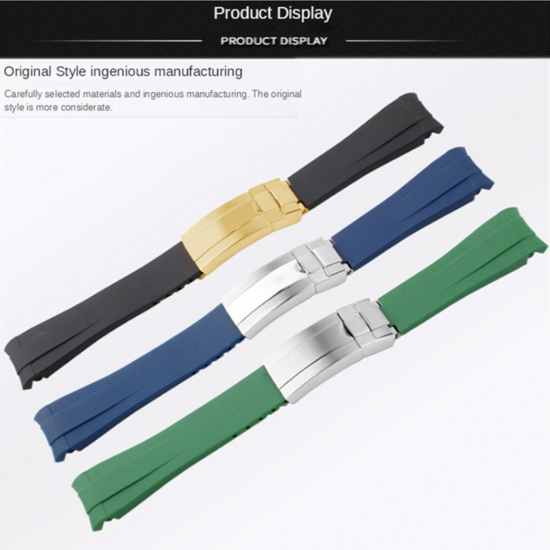 Voor Rolex 20 mm siliconen hor - Luxury Watch Rolex recensie en prijs