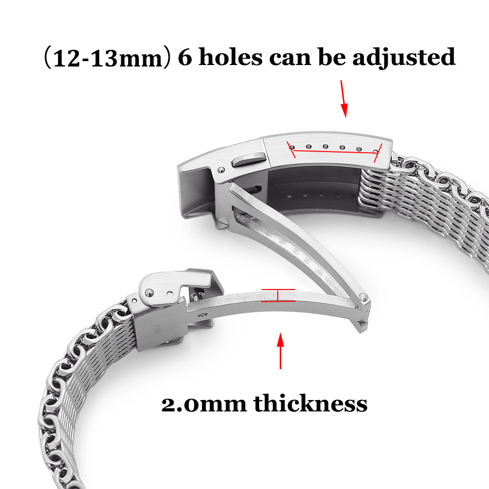 Luxe Milanese Loop 4.5mm Shark - Luxury Watch Casio recensie en prijs