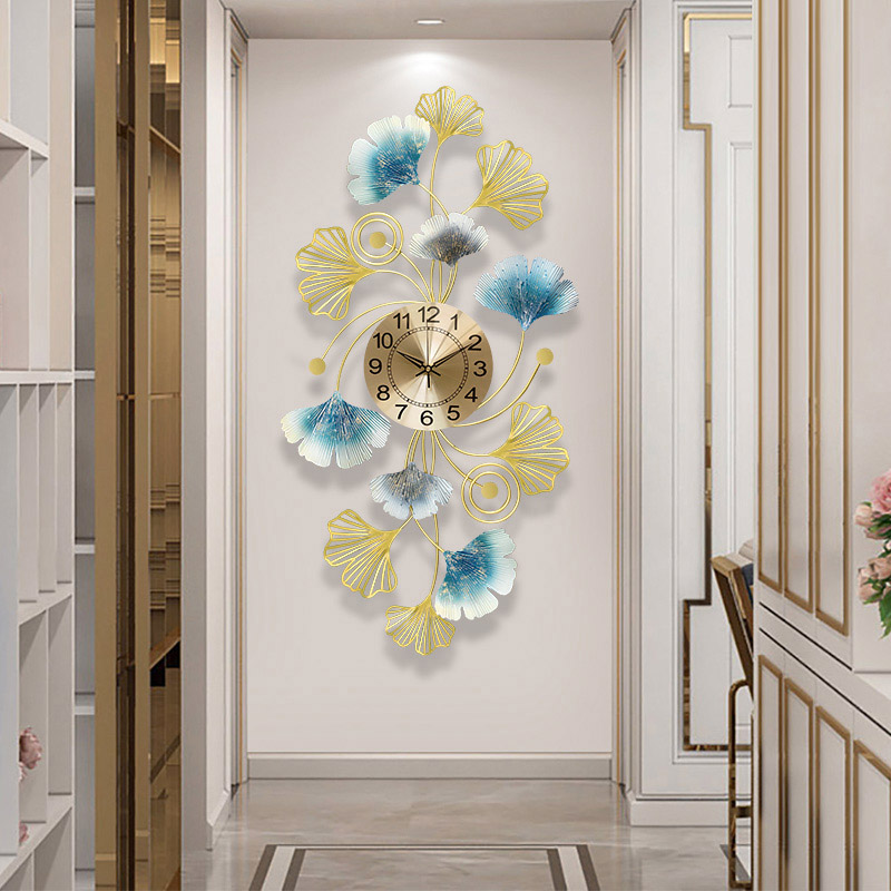 Eenvoudige creatieve metalen w - Luxury Watch Wall Clock recensie en prijs