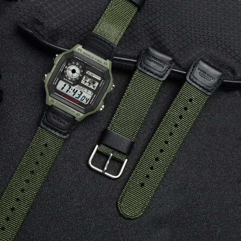 18mm Nylon Horlogeband voor Ca - Luxury Watch Casio recensie en prijs