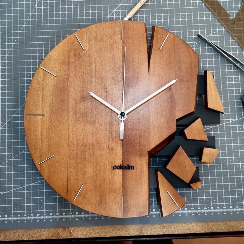 Ronde stille wandklokken Houte - Luxury Watch Wall Clock recensie en prijs