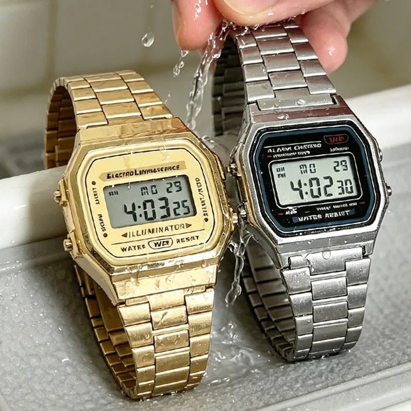 Luxe F91W stalen bandhorloges  - Luxury Watch News recensie en prijs