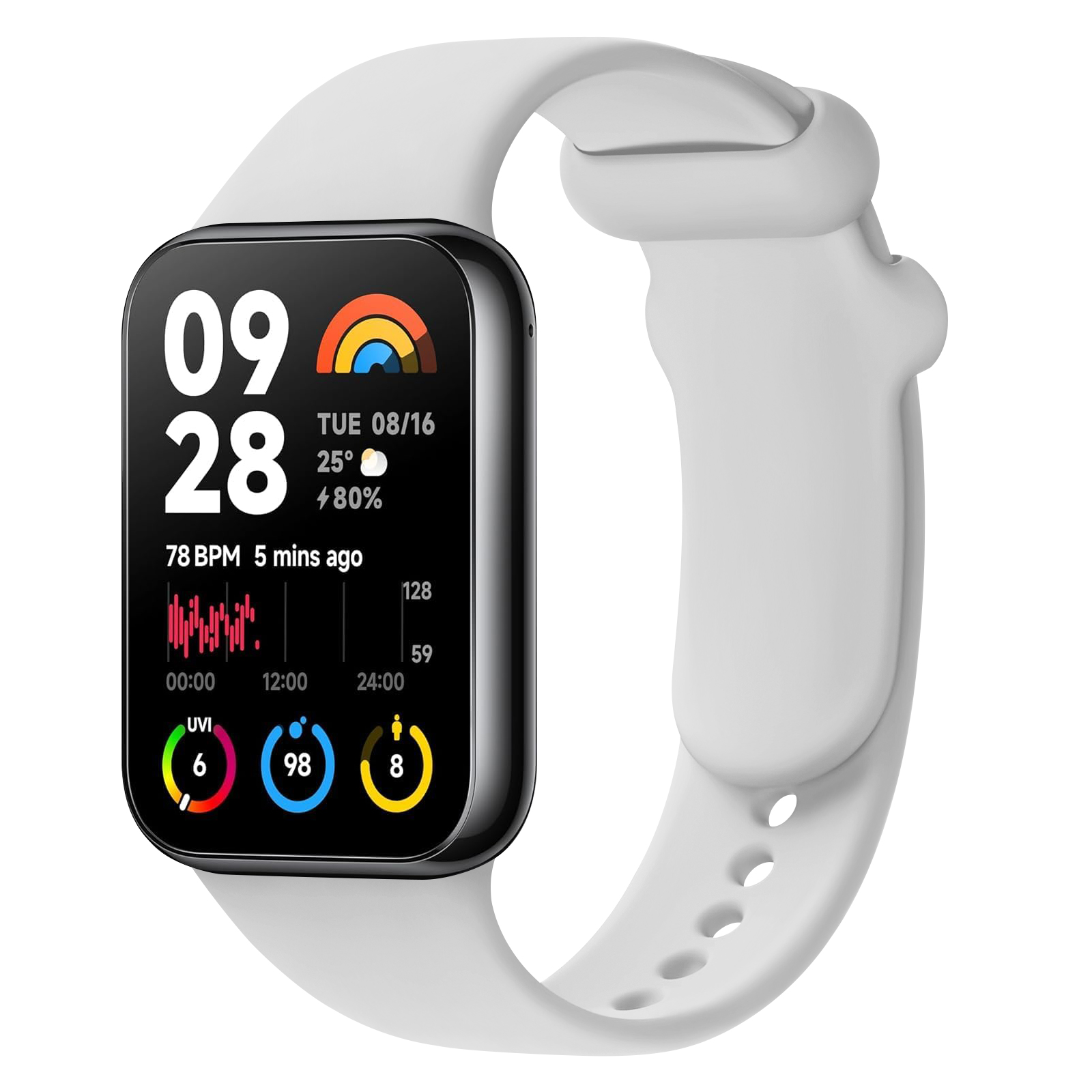 Siliconen band voor Xiaomi Mi  - Xiaomi Luxury Watch recensie en prijs