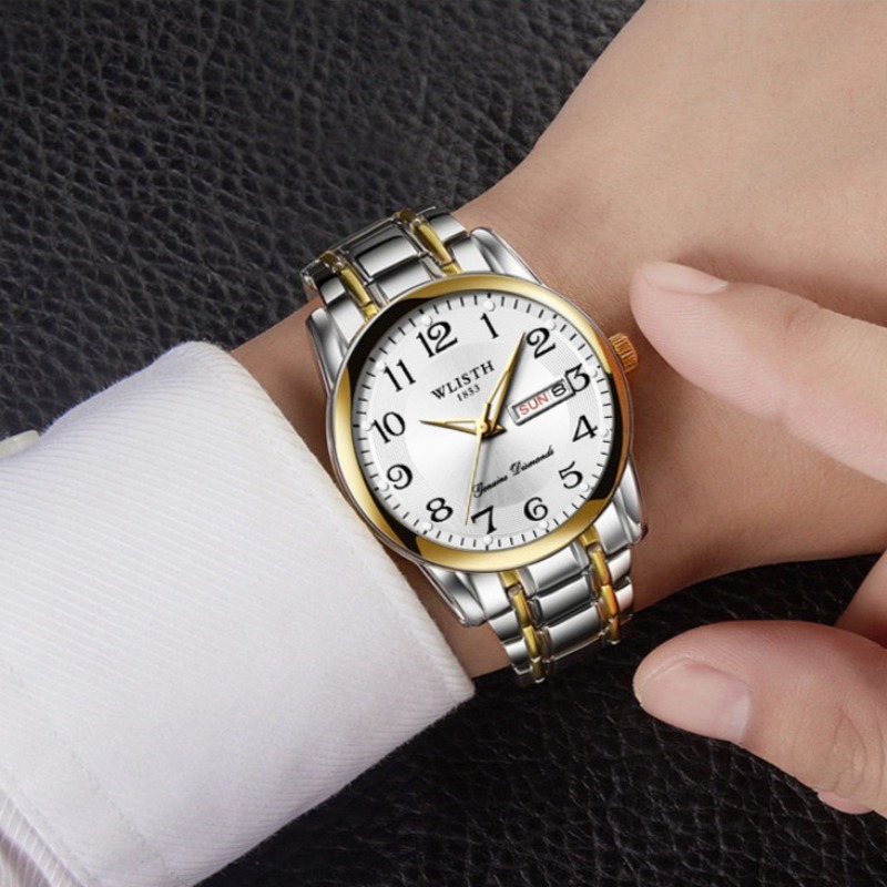 Luxe heren quartz horloge digi - Luxury Watch News recensie en prijs