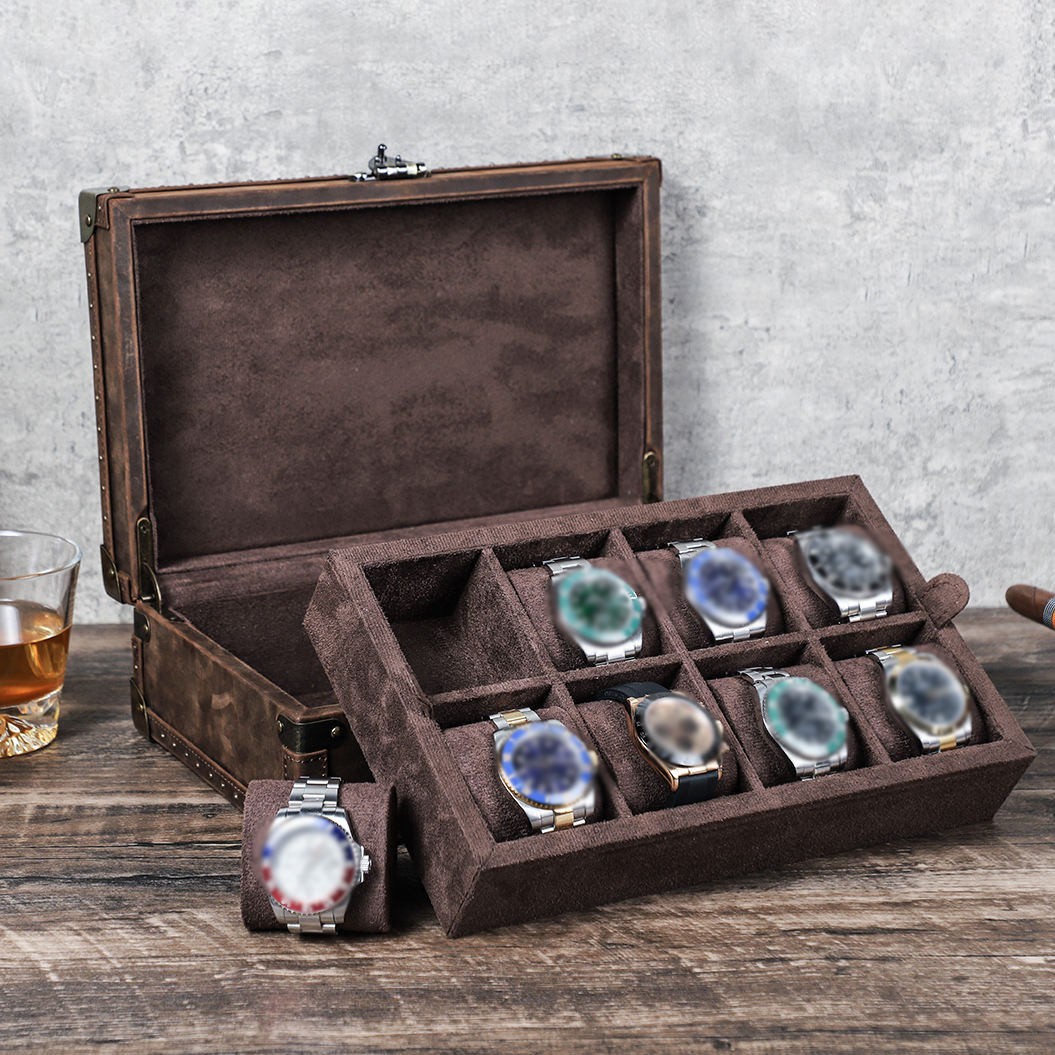 CONTACT'S FAMILY 8 Lederen Op  - Luxury Watch Case recensie en prijs