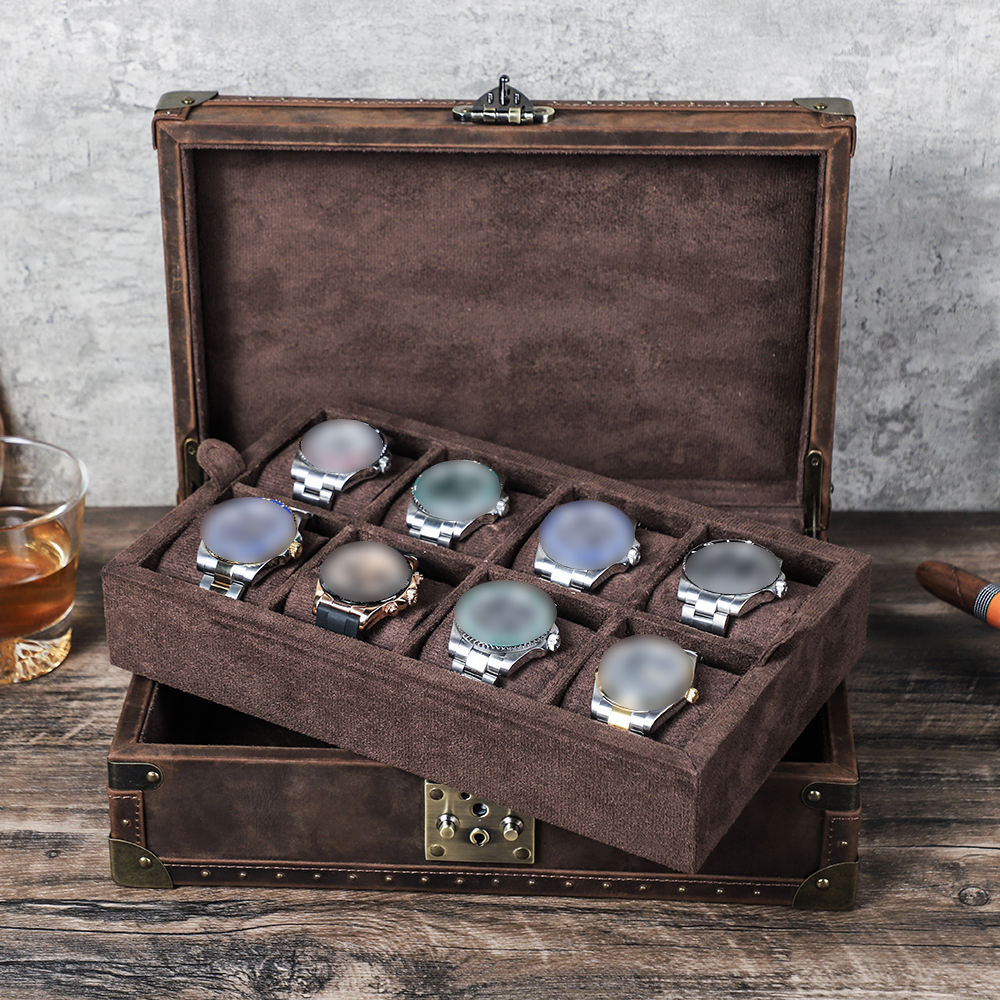 CONTACT'S FAMILY 8 Lederen Op  - Luxury Watch Case recensie en prijs