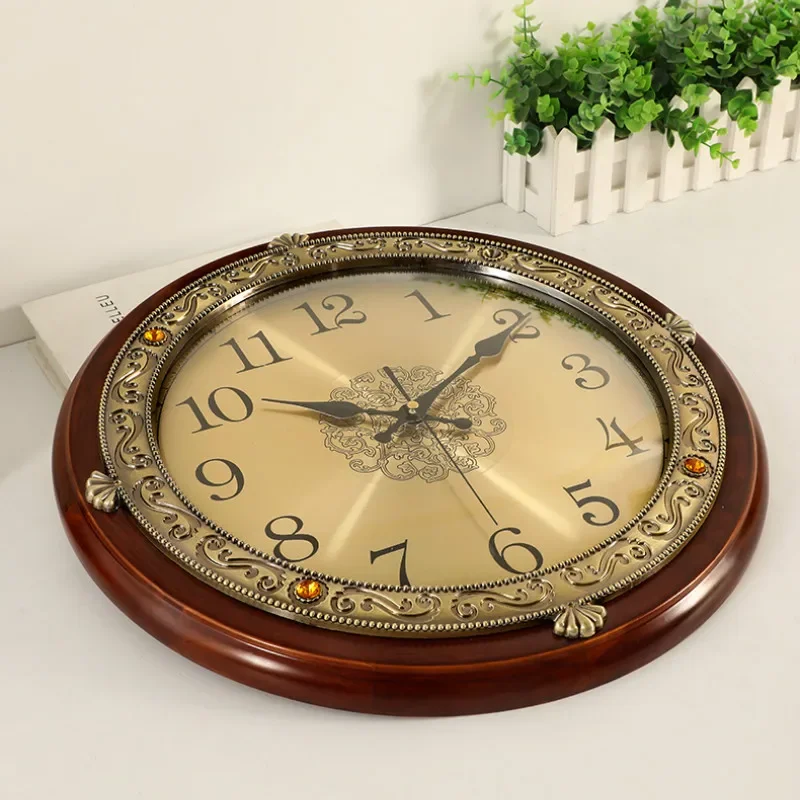 Luxe Houten Wandklok Metaal Re - Luxury Watch Wall Clock recensie en prijs
