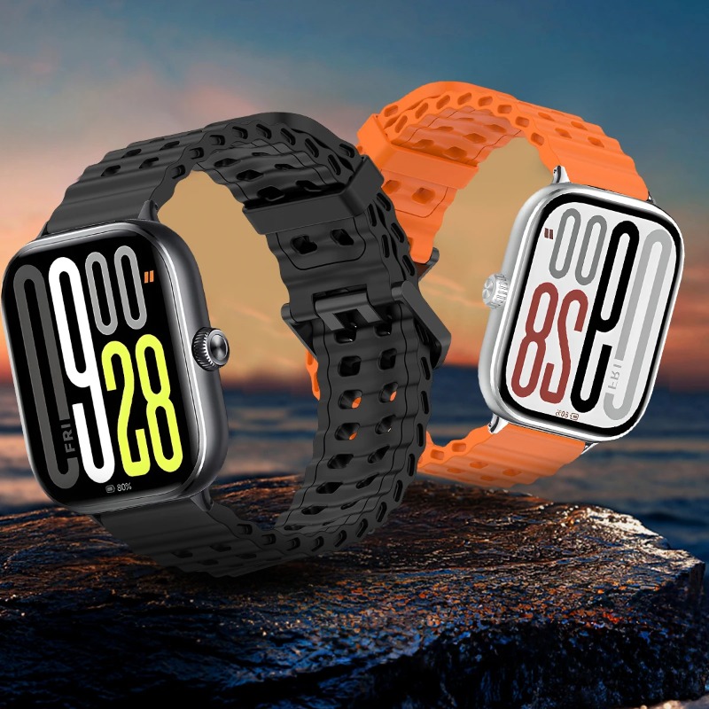 Zachte siliconen band voor Red - Xiaomi Luxury Watch recensie en prijs
