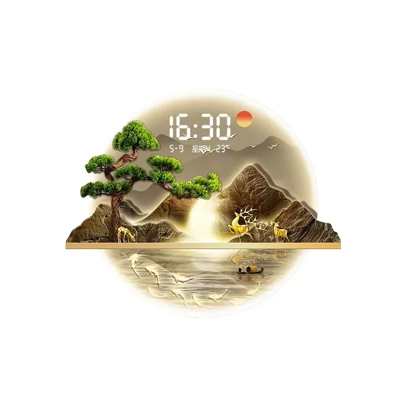 Art Mural Wandklokken Led Woon - Luxury Watch Wall Clock recensie en prijs
