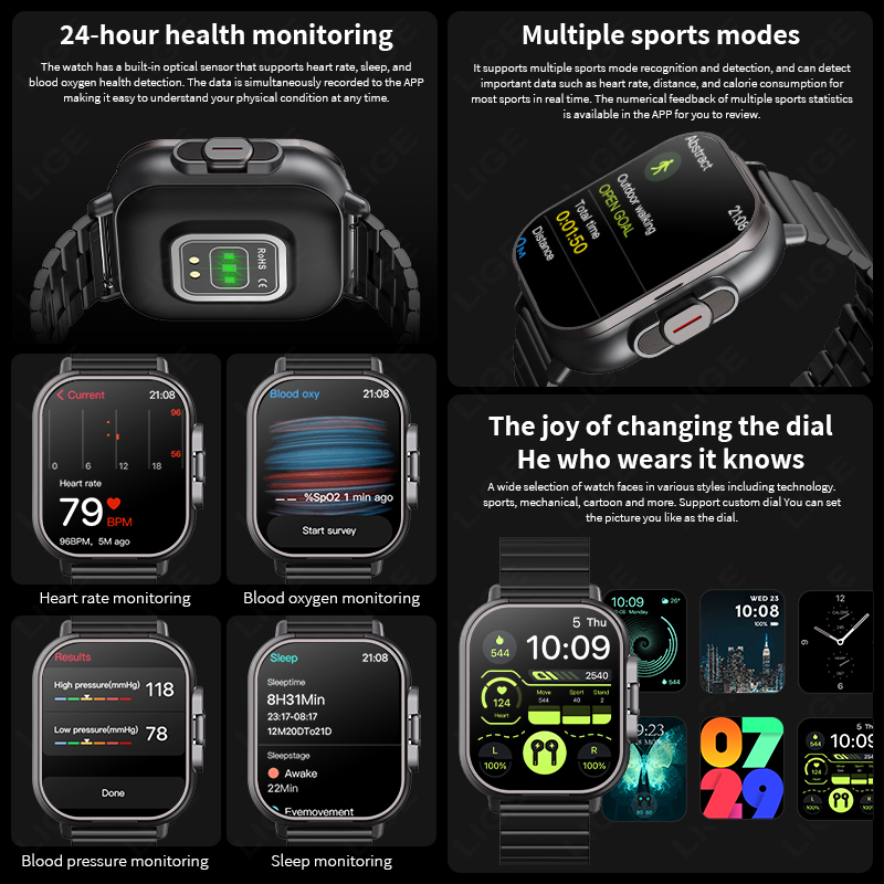 TWS 2 in 1 smartwatch met hoof - Luxury Watch Korea recensie en prijs