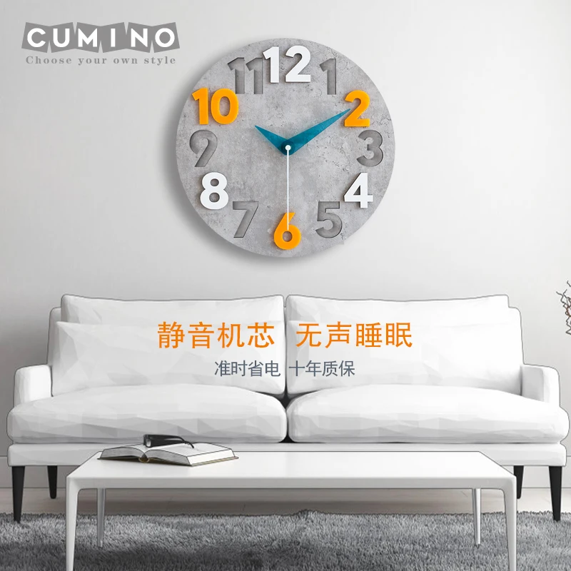 Moderne 3d Wandklok Houten Klo - Luxury Watch Wall Clock recensie en prijs