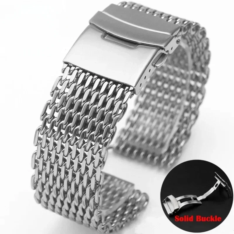 18/20/22/24Mm Mesh Massief Roe - Luxury Watch Class recensie en prijs