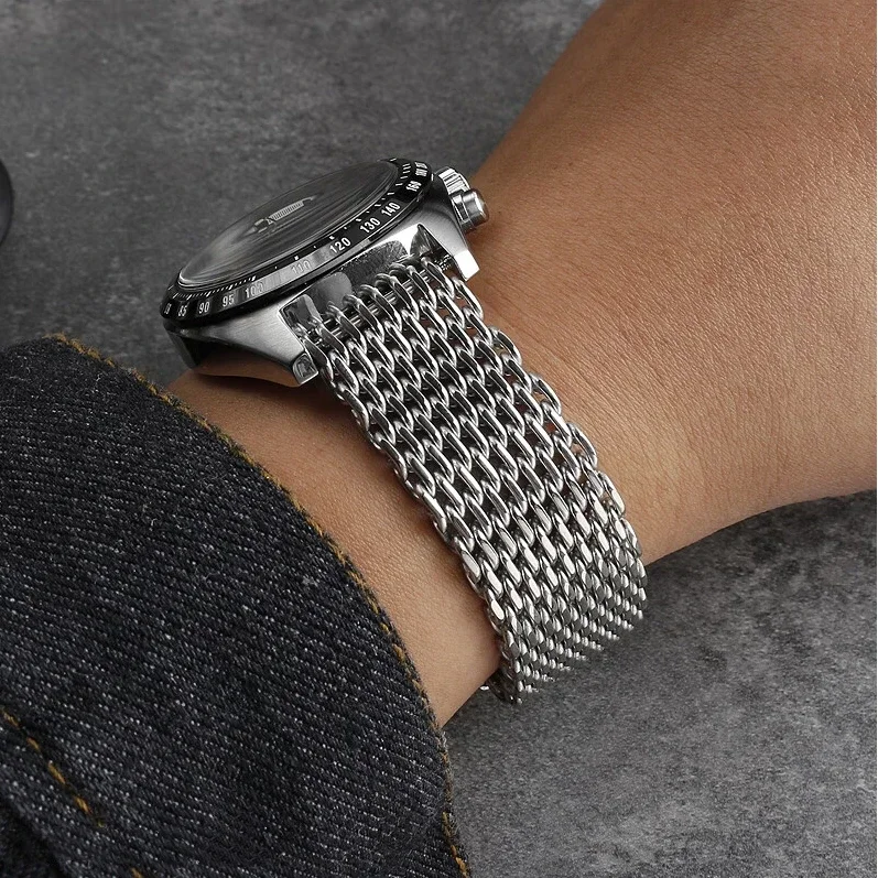 18/20/22/24Mm Mesh Massief Roe - Luxury Watch Class recensie en prijs