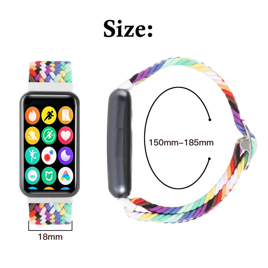 Nylon gevlochten bandje voor X - Xiaomi Luxury Watch recensie en prijs