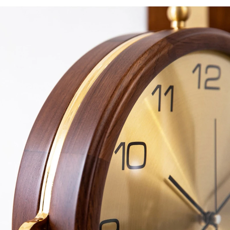 Lichte luxe stille metalen wan - Luxury Watch Wall Clock recensie en prijs