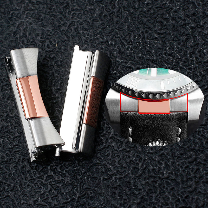 2 stuks 20mm 21mm gebogen end  - Luxury Watch Rolex recensie en prijs