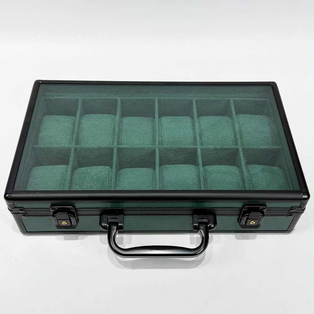 18/6/12/15 Slots Aluminium Gro - Luxury Watch Class recensie en prijs