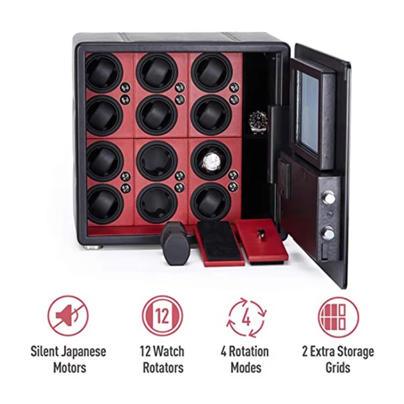 Luxe horlogewinderdoos met 12  - Luxury Watch Winder recensie en prijs