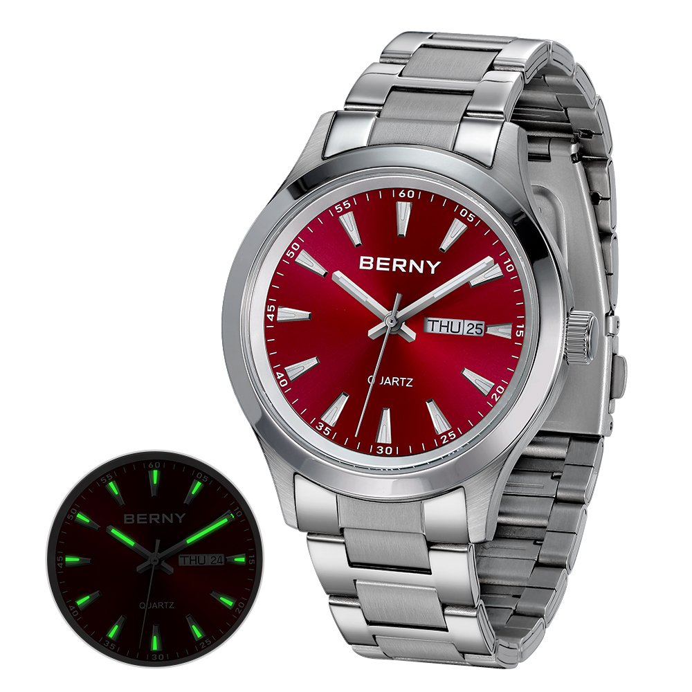 Berny Heren Quartz Horloge Mod - Luxury Watch Casio recensie en prijs