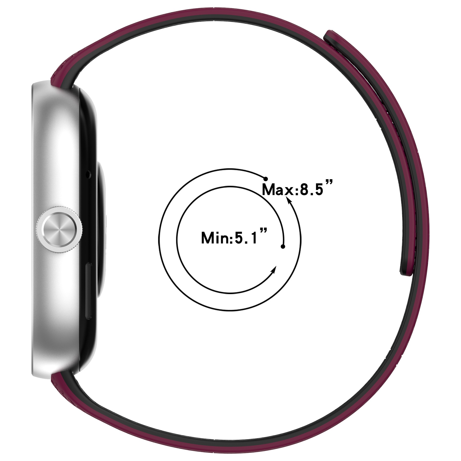 Siliconen bandje voor Redmi Wa - Xiaomi Luxury Watch recensie en prijs