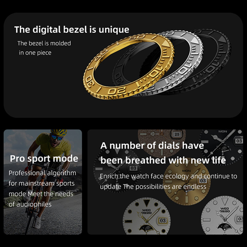 Luxe Smartwatch Smart Watch He - Luxury Watch Korea recensie en prijs