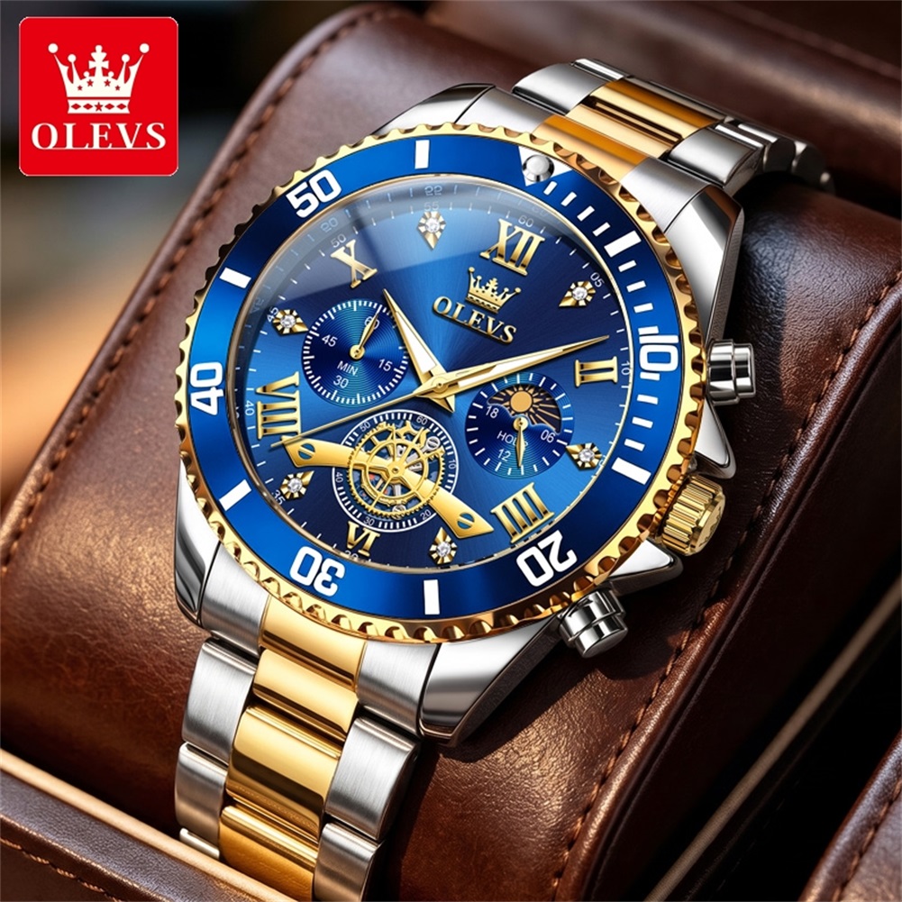 Luxe OLEVS quartz horloge met  - Luxury Watch Winder recensie en prijs