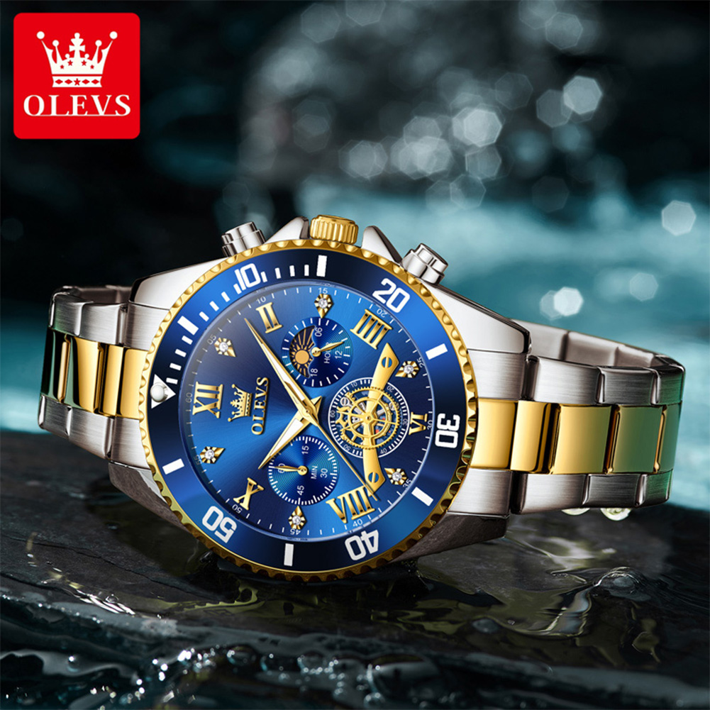 Luxe OLEVS quartz horloge met  - Luxury Watch Winder recensie en prijs
