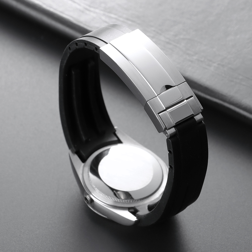 Gebogen siliconen band voor Ro - Luxury Watch Rolex recensie en prijs