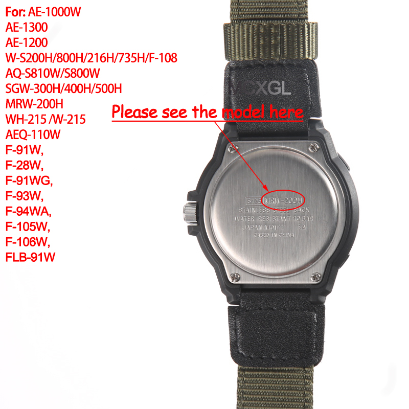 18mm Nylon Horlogeband voor Ca - Luxury Watch Casio recensie en prijs